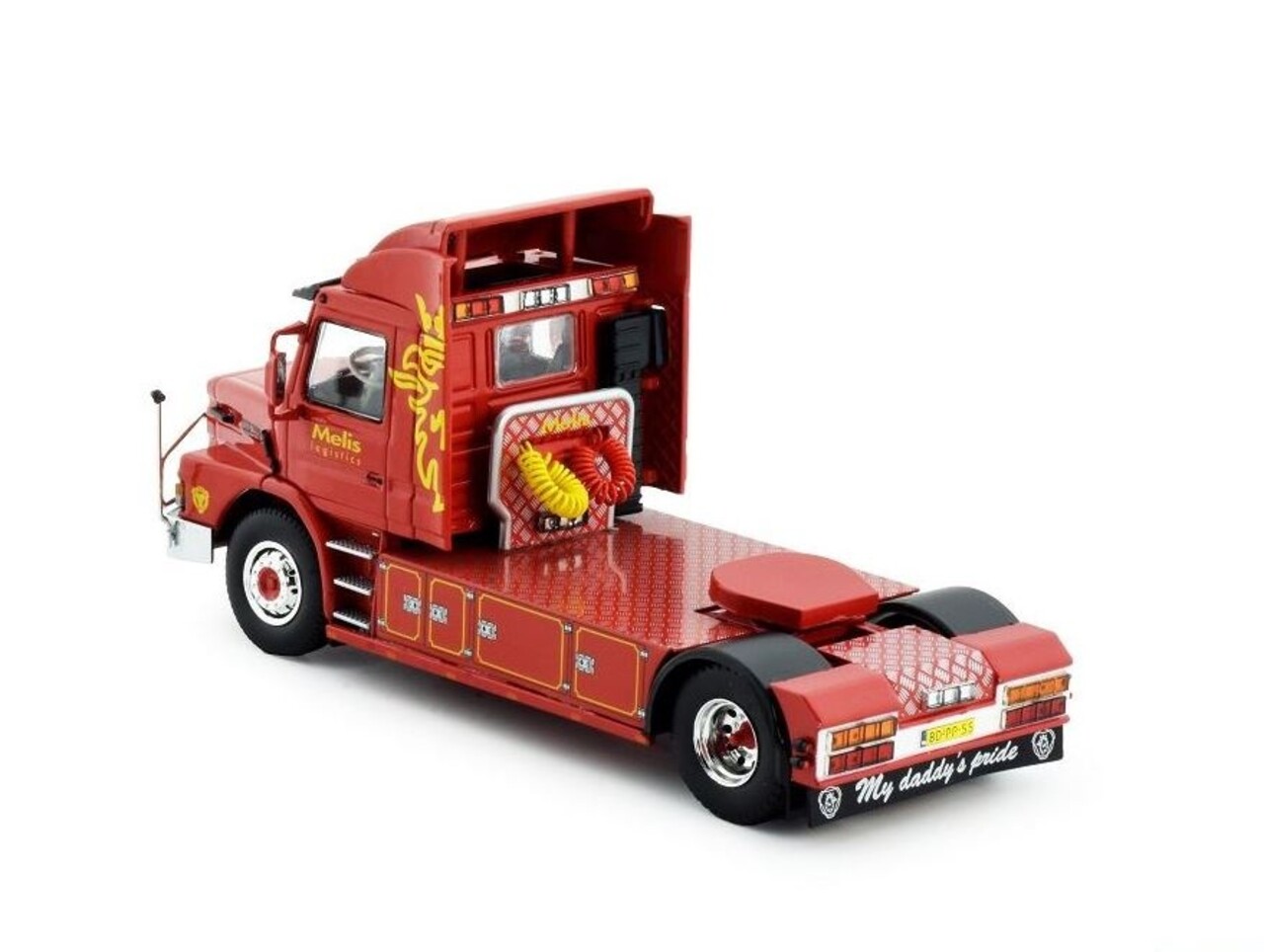Scania Scania 3-serie Torpedo Dagcabine 4x2 'Melis' - 1:50 - Tekno Scania Scania 3-serie Torpedo Dagcabine 4x2 'Melis' - 1:50 - Tekno