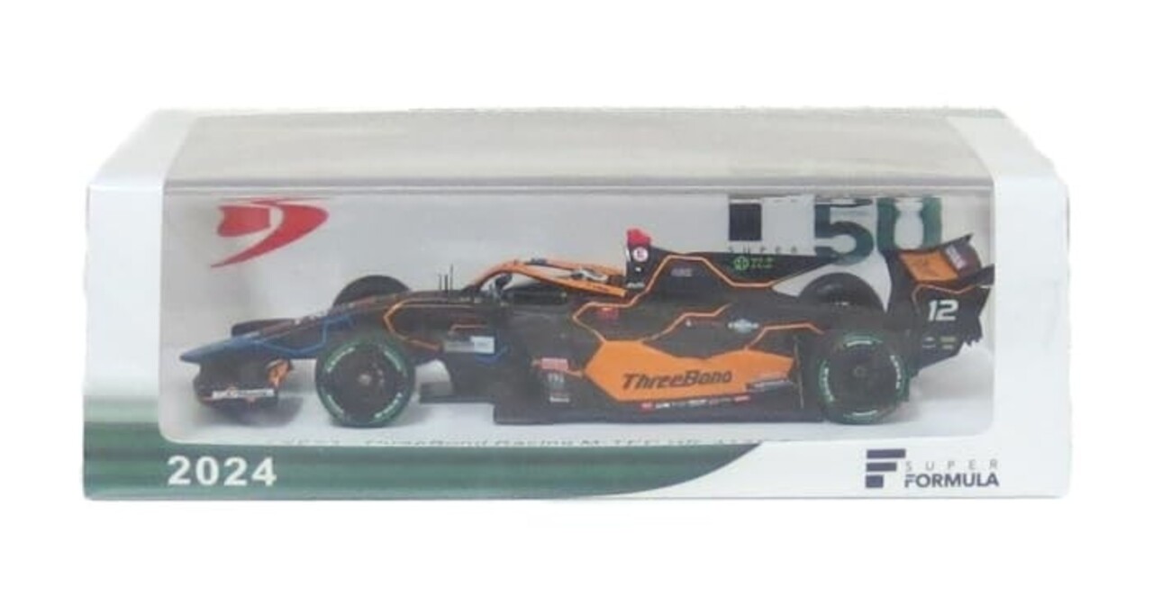Fomule 1 Dallara SF23 #12 ThreeBond Racing M-Tec HR-417E Super Formula 2024 - 1:43 - Spark Fomule 1 Dallara SF23 #12 ThreeBond Racing M-Tec HR-417E Super Formula 2024 - 1:43 - Spark