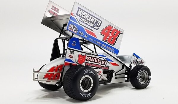 Sprint Car Sprint Car #48 Danny Dietrich Weikert's Lievestock/ Sweeney Sprint Car 2022  - 1:18 - ACME Sprint Car Sprint Car #48 Danny Dietrich Weikert's Lievestock/ Sweeney Sprint Car 2022  - 1:18 - ACME