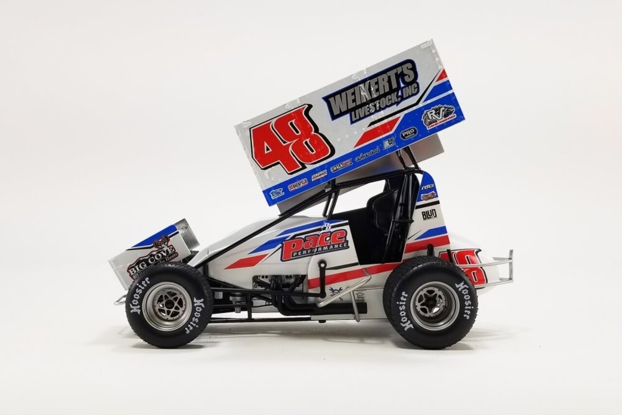 Sprint Car Sprint Car #48 Danny Dietrich Weikert's Lievestock/ Sweeney Sprint Car 2022  - 1:18 - ACME Sprint Car Sprint Car #48 Danny Dietrich Weikert's Lievestock/ Sweeney Sprint Car 2022  - 1:18 - ACME