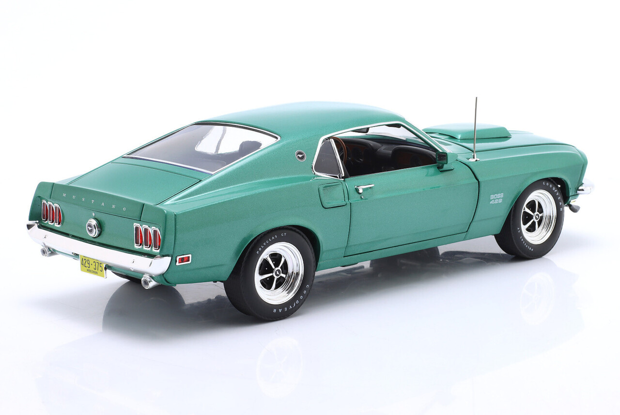 Ford Ford USA Mustang Boss 429 Silver Jade Coupe 1969 - 1:18 - ACME Ford Ford USA Mustang Boss 429 Silver Jade Coupe 1969 - 1:18 - ACME