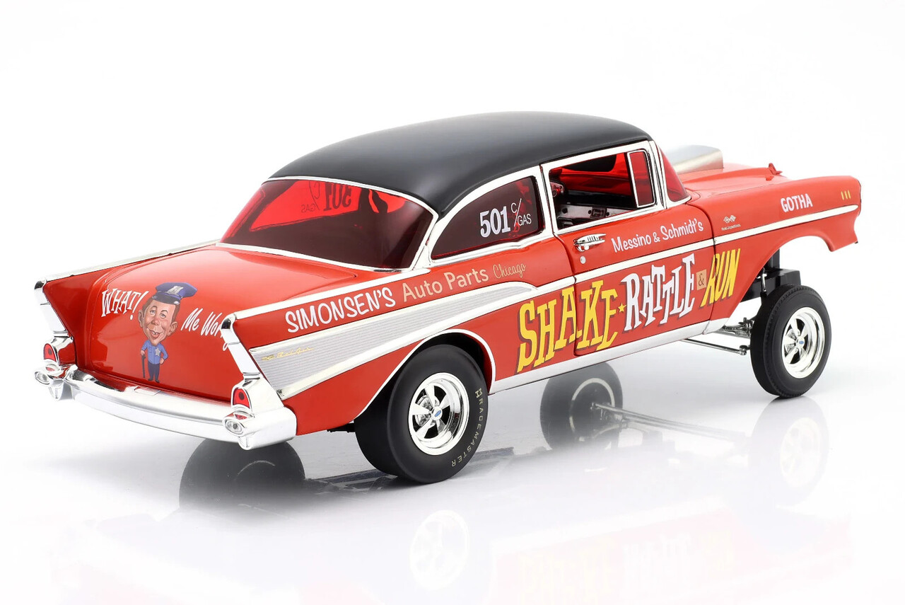 Chevrolet Chevrolet Bel Air Gasser Shake Rattle & Run 1957 - 1:18 - ACME Chevrolet Chevrolet Bel Air Gasser Shake Rattle & Run 1957 - 1:18 - ACME