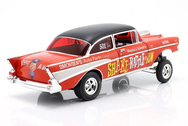 Chevrolet Chevrolet Bel Air Gasser Shake Rattle & Run 1957 - 1:18 - ACME Chevrolet Chevrolet Bel Air Gasser Shake Rattle & Run 1957 - 1:18 - ACME