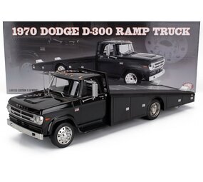Dodge Dodge D-300 Ramp Truck Car Transporter 1970 (Tucker Wheels) - 1:18 - ACME Dodge Dodge D-300 Ramp Truck Car Transporter 1970 (Tucker Wheels) - 1:18 - ACME
