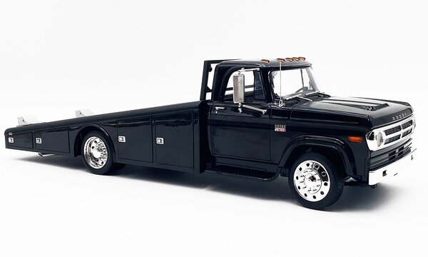 Dodge Dodge D-300 Ramp Truck Car Transporter 1970 (Tucker Wheels) - 1:18 - ACME Dodge Dodge D-300 Ramp Truck Car Transporter 1970 (Tucker Wheels) - 1:18 - ACME