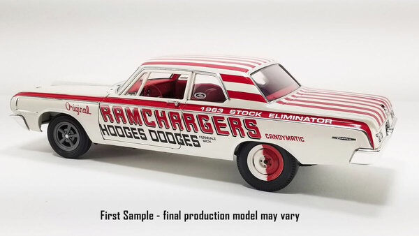 Dodge Dodge 330 Ramchargers Stock Eliminator 1964- 1:18 - ACME Dodge Dodge 330 Ramchargers Stock Eliminator 1964- 1:18 - ACME