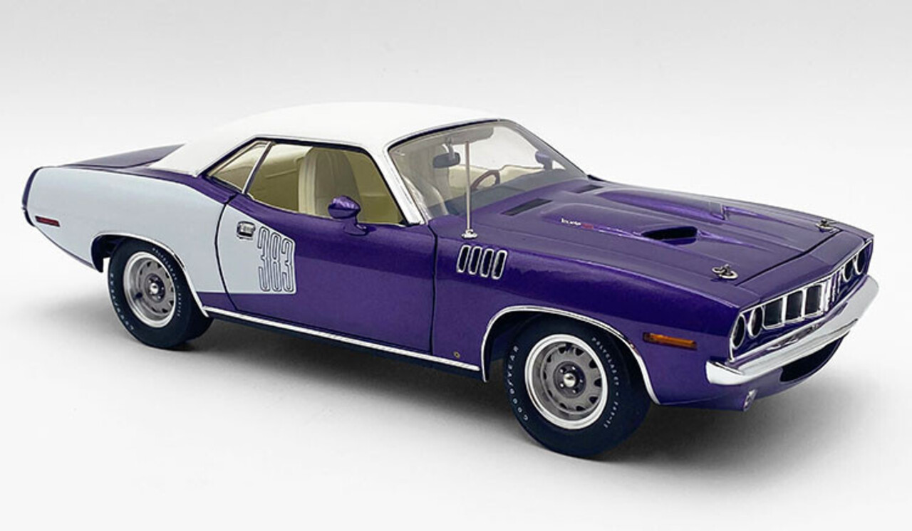 Plymouth Plymouth 383 Cuda 1971 + Vinyl Top - 1:18 - ACME Plymouth Plymouth 383 Cuda 1971 + Vinyl Top - 1:18 - ACME