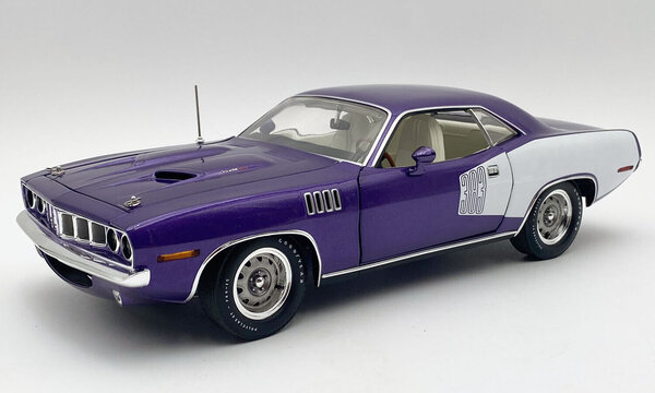 Plymouth Plymouth 383 Cuda 1971 + Vinyl Top - 1:18 - ACME Plymouth Plymouth 383 Cuda 1971 + Vinyl Top - 1:18 - ACME
