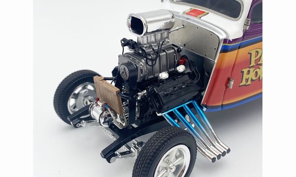 Willys Willys Gasser 'Prock & Howell LTD' 1933 (Blue and White with Srtripes Limited Edition) - 1:18 - ACME Willys Willys Gasser 'Prock & Howell LTD' 1933 (Blue and White with Srtripes Limited Edition) - 1:18 - ACME