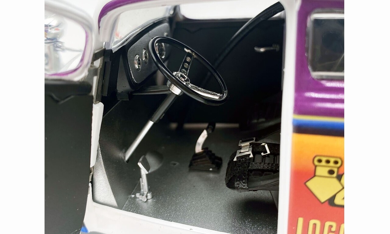 Willys Willys Gasser 'Prock & Howell LTD' 1933 (Blue and White with Srtripes Limited Edition) - 1:18 - ACME Willys Willys Gasser 'Prock & Howell LTD' 1933 (Blue and White with Srtripes Limited Edition) - 1:18 - ACME