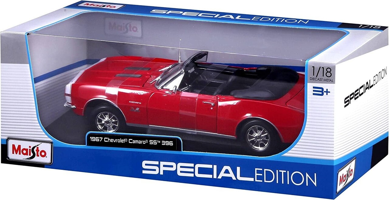 Chevrolet Chevrolet Camaro SS 396 1967 - 1:18 - Maisto Chevrolet Chevrolet Camaro SS 396 1967 - 1:18 - Maisto