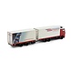 Mercedes-Benz Mercedes-Benz Bigspace Mirrorcam 6x2 + 2-axle Tilt Trailer 'Dobbe Transport' - 1:50 - Tekno Mercedes-Benz Mercedes-Benz Bigspace Mirrorcam 6x2 + 2-axle Tilt Trailer 'Dobbe Transport' - 1:50 - Tekno