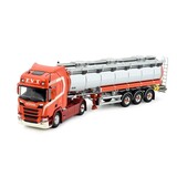 Scania Scania Next Gen R450 + 3-axle Tank Trailer 'TVT' - 1:50 - Tekno