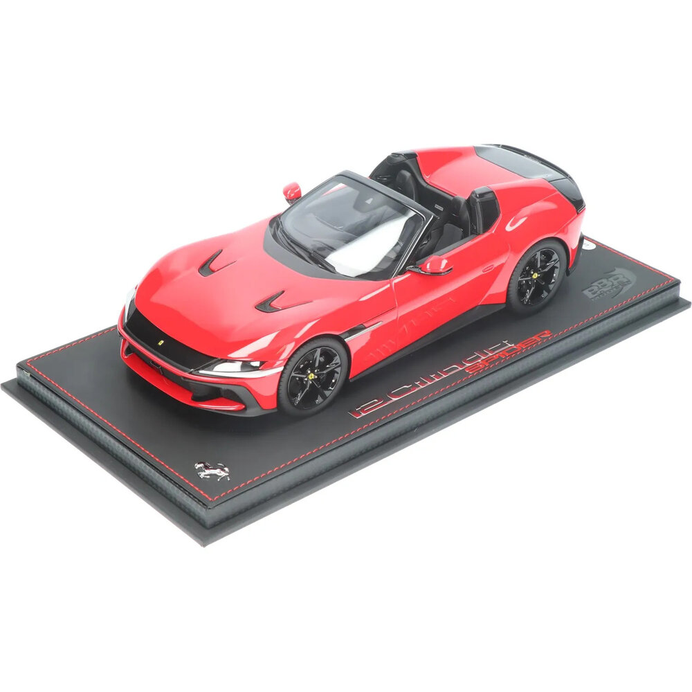 Ferrari Ferrari 12 Cil. V12 830cv Spider Open 2024 + Showcase - 1:18 - BBR Ferrari Ferrari 12 Cil. V12 830cv Spider Open 2024 + Showcase - 1:18 - BBR