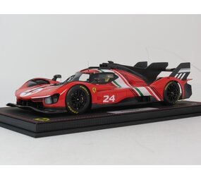Ferrari Ferrari 499P 3.0L Turbo V6 #24 Modified Launch Version 2023  + Showcase - 1:18 - BBR Ferrari Ferrari 499P 3.0L Turbo V6 #24 Modified Launch Version 2023  + Showcase - 1:18 - BBR
