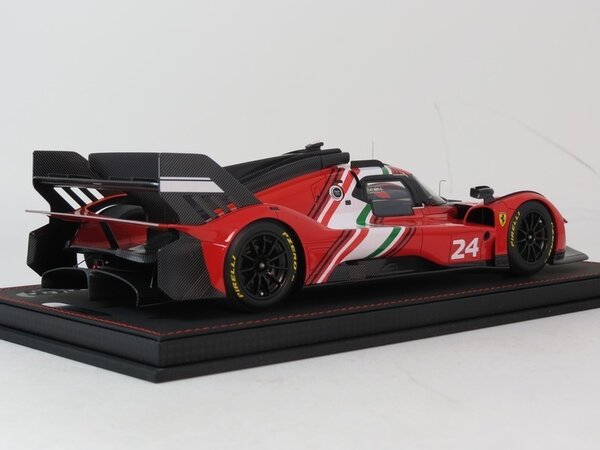 Ferrari Ferrari 499P 3.0L Turbo V6 #24 Modified Launch Version 2023  + Showcase - 1:18 - BBR Ferrari Ferrari 499P 3.0L Turbo V6 #24 Modified Launch Version 2023  + Showcase - 1:18 - BBR