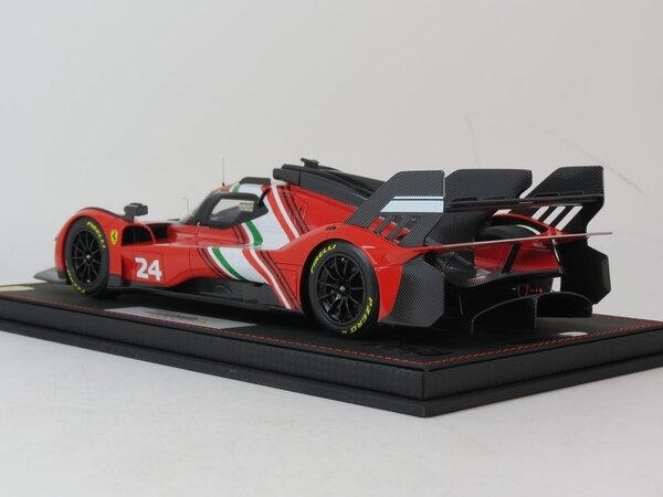 Ferrari Ferrari 499P 3.0L Turbo V6 #24 Modified Launch Version 2023  + Showcase - 1:18 - BBR Ferrari Ferrari 499P 3.0L Turbo V6 #24 Modified Launch Version 2023  + Showcase - 1:18 - BBR