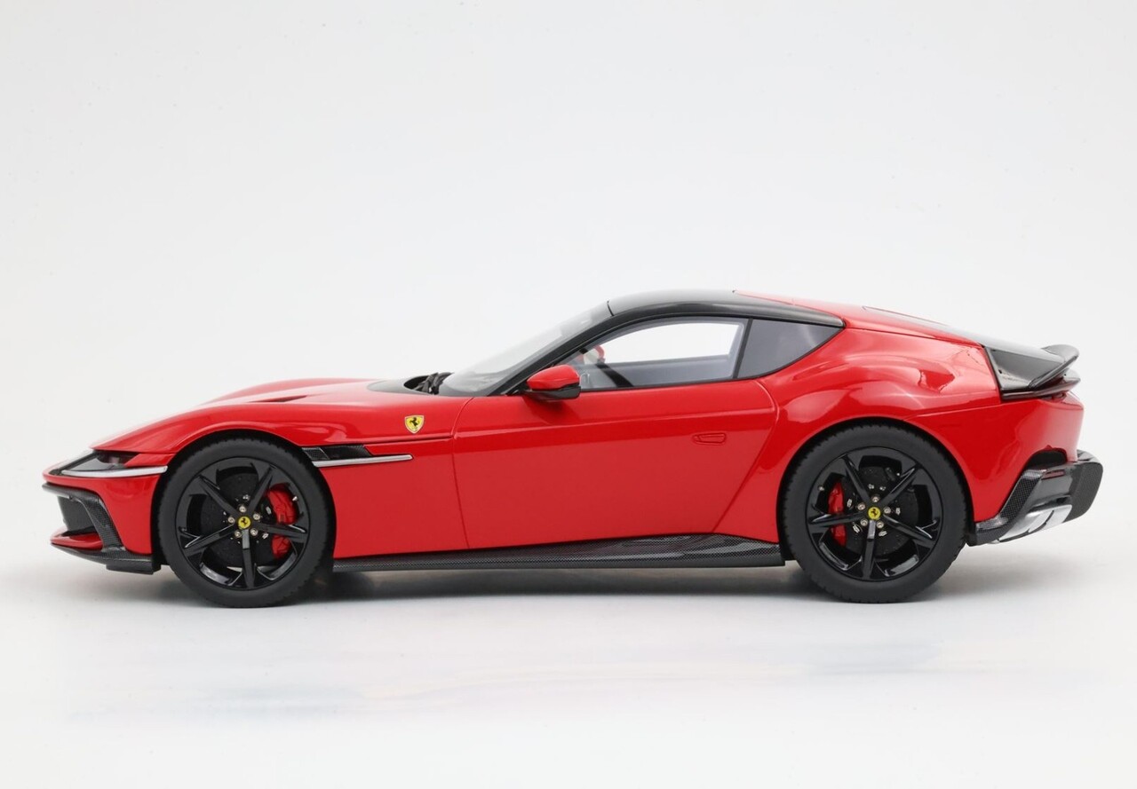 Ferrari Ferrari 12 Cil. V12 830cv Panoramic Roof 2024 + Glossy Black Rims + Showcase - 1:18 - BBR Ferrari Ferrari 12 Cil. V12 830cv Panoramic Roof 2024 + Glossy Black Rims + Showcase - 1:18 - BBR