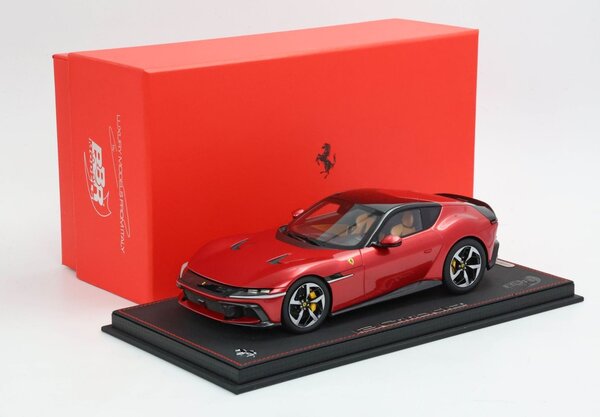 Ferrari Ferrari 12 Cil. V12 830cv Panoramic Roof 2024 + Showcase - 1:18 - BBR Ferrari Ferrari 12 Cil. V12 830cv Panoramic Roof 2024 + Showcase - 1:18 - BBR