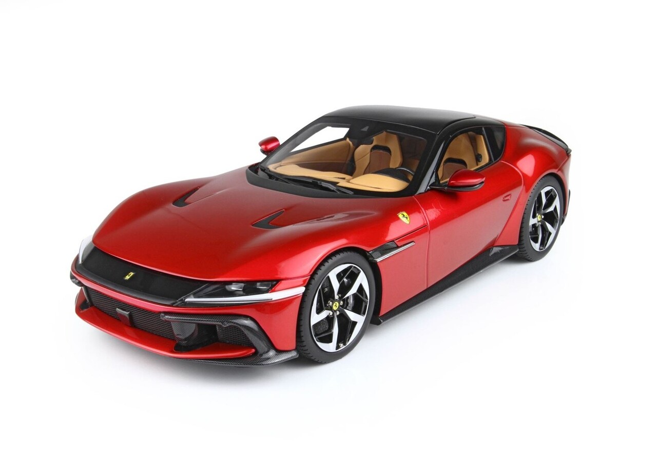 Ferrari Ferrari 12 Cil. V12 830cv Panoramic Roof 2024 + Showcase - 1:18 - BBR Ferrari Ferrari 12 Cil. V12 830cv Panoramic Roof 2024 + Showcase - 1:18 - BBR