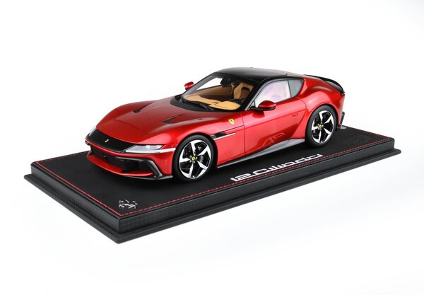 Ferrari Ferrari 12 Cil. V12 830cv Panoramic Roof 2024 + Showcase - 1:18 - BBR Ferrari Ferrari 12 Cil. V12 830cv Panoramic Roof 2024 + Showcase - 1:18 - BBR