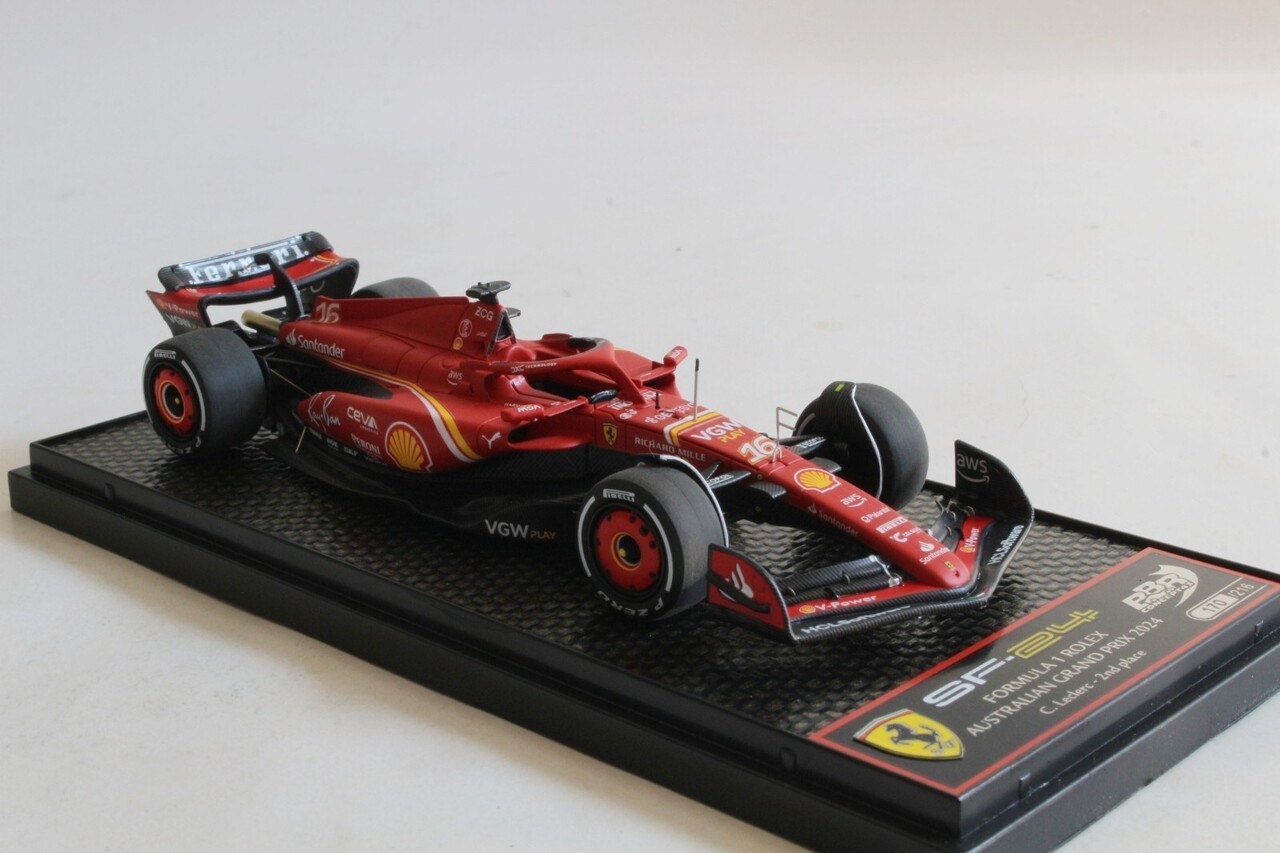 Formule 1 Ferrari F1 SF-24 #16 Team Scuderia Ferrari 2nd GP Australia 2024 C.Leclerc - 1:43 - BBR Formule 1 Ferrari F1 SF-24 #16 Team Scuderia Ferrari 2nd GP Australia 2024 C.Leclerc - 1:43 - BBR