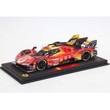 Ferrari Ferrari 499P 3.0L Turbo V6 #50 Team Ferrari Winner 24H Le Mans 2024 + Showcase - 1:18 - BBR Ferrari Ferrari 499P 3.0L Turbo V6 #50 Team Ferrari Winner 24H Le Mans 2024 + Showcase - 1:18 - BBR