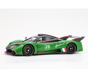 Pagani Pagani Huyara R #29 Racing 2021 + Showcase - 1:18 - BBR Pagani Pagani Huyara R #29 Racing 2021 + Showcase - 1:18 - BBR