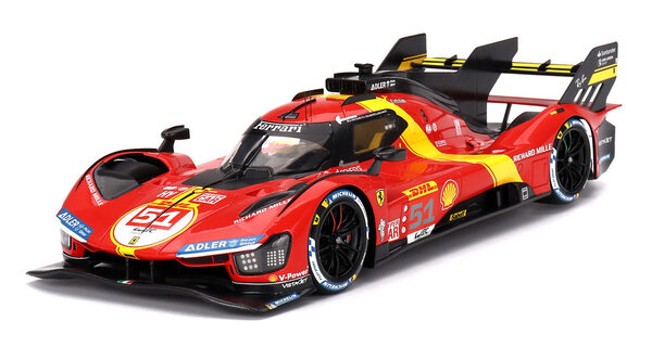 Ferrari Ferrari 499P 3.0L Turbo V6 #51 Team Ferrari AF Corse 3rd WEC 6H Spa 2023 - 1:18 - BBR Ferrari Ferrari 499P 3.0L Turbo V6 #51 Team Ferrari AF Corse 3rd WEC 6H Spa 2023 - 1:18 - BBR