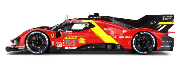 Ferrari Ferrari 499P 3.0L Turbo V6 #51 Team Ferrari AF Corse 3rd WEC 6H Spa 2023 - 1:18 - BBR Ferrari Ferrari 499P 3.0L Turbo V6 #51 Team Ferrari AF Corse 3rd WEC 6H Spa 2023 - 1:18 - BBR