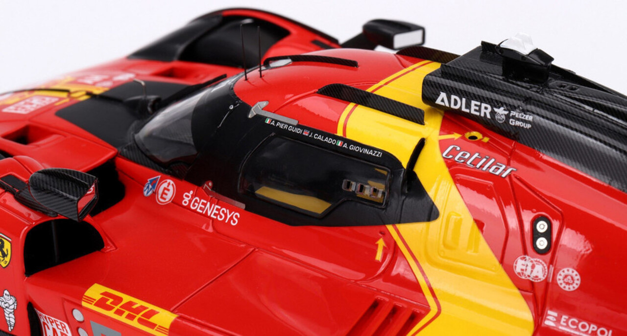 Ferrari Ferrari 499P 3.0L Turbo V6 #51 Team Ferrari AF Corse 3rd WEC 6H Spa 2023 - 1:18 - BBR Ferrari Ferrari 499P 3.0L Turbo V6 #51 Team Ferrari AF Corse 3rd WEC 6H Spa 2023 - 1:18 - BBR