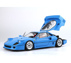 Ferrari Ferrari F40 1987 Silver Rims + Showcase - 1:18 - BBR-Kyosho Ferrari Ferrari F40 1987 Silver Rims + Showcase - 1:18 - BBR-Kyosho