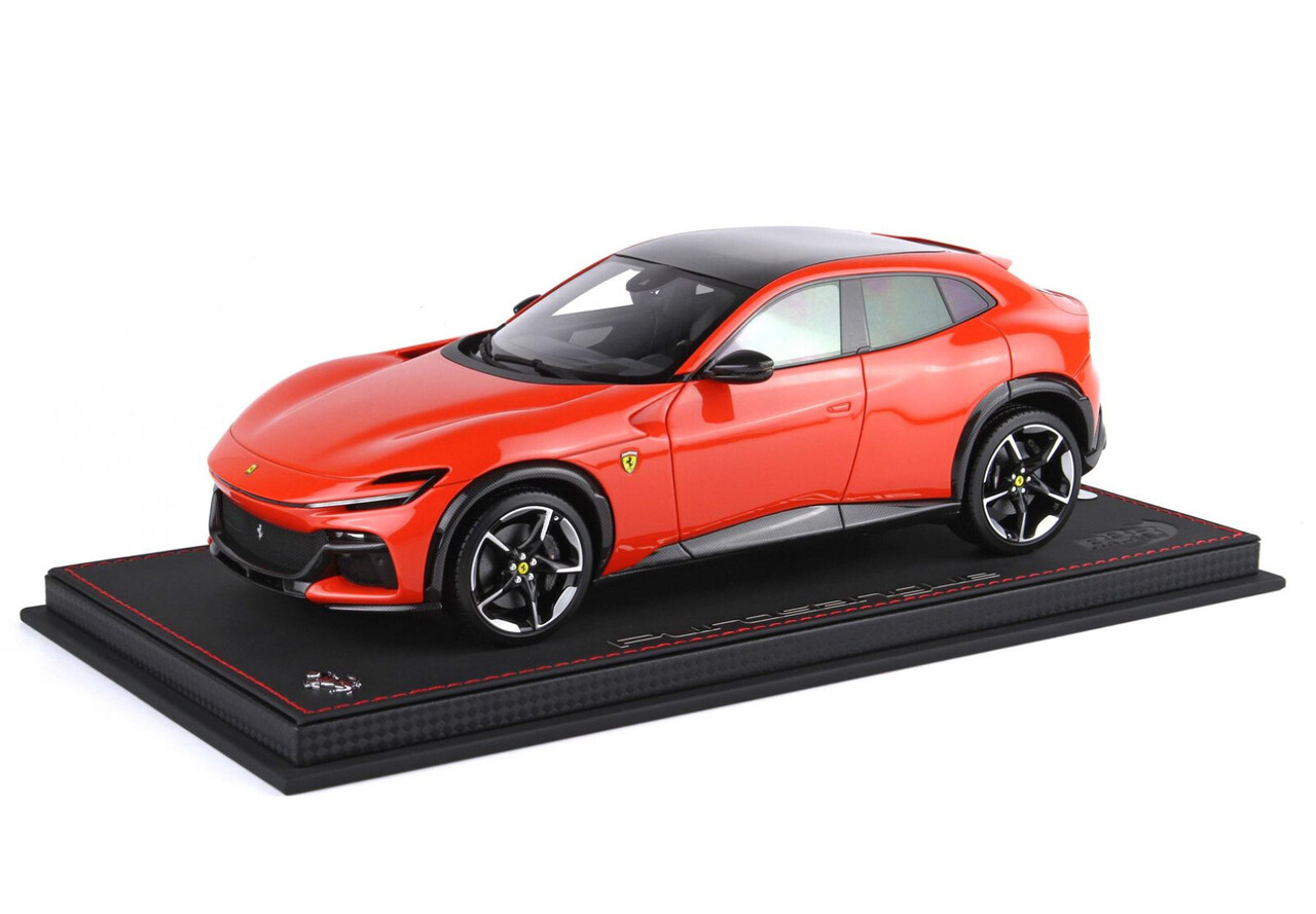 Ferrari Ferrari Purosangue SUV Panoramic Roof 2022 + Showcase - 1:18 - BBR Ferrari Ferrari Purosangue SUV Panoramic Roof 2022 + Showcase - 1:18 - BBR