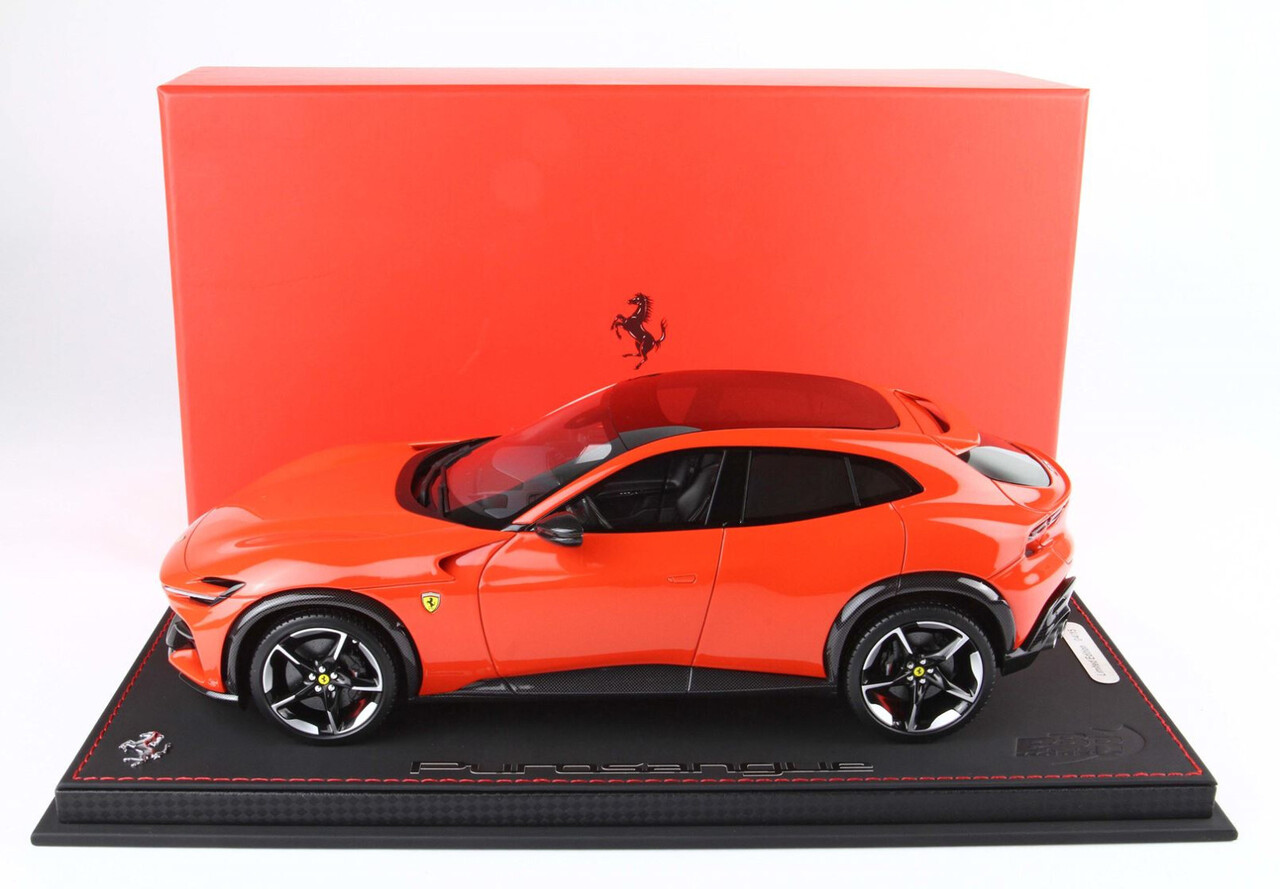 Ferrari Ferrari Purosangue SUV Panoramic Roof 2022 + Showcase - 1:18 - BBR Ferrari Ferrari Purosangue SUV Panoramic Roof 2022 + Showcase - 1:18 - BBR