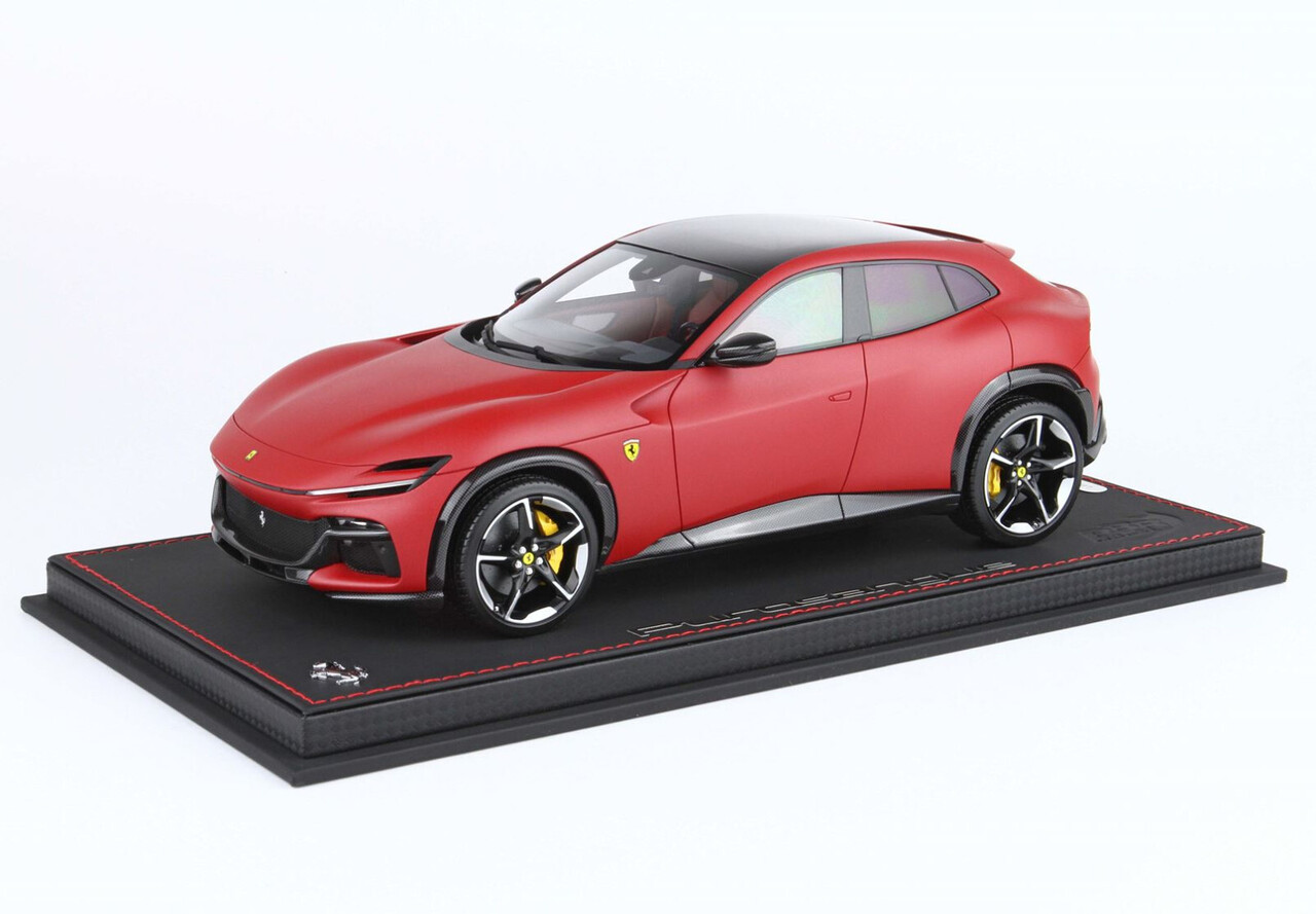 Ferrari Ferrari Purosangue SUV Panoramic Roof 2022 + Showcase - 1:18 - BBR Ferrari Ferrari Purosangue SUV Panoramic Roof 2022 + Showcase - 1:18 - BBR