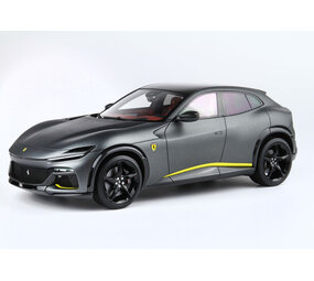 Ferrari Ferrari Purosangue SUV Panoramic Roof 2022 + Showcase - 1:18 - BBR Ferrari Ferrari Purosangue SUV Panoramic Roof 2022 + Showcase - 1:18 - BBR