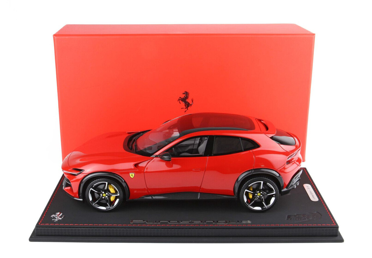 Ferrari Ferrari Purosangue SUV Panoramic Roof 2022 + Showcase - 1:18 - BBR Ferrari Ferrari Purosangue SUV Panoramic Roof 2022 + Showcase - 1:18 - BBR