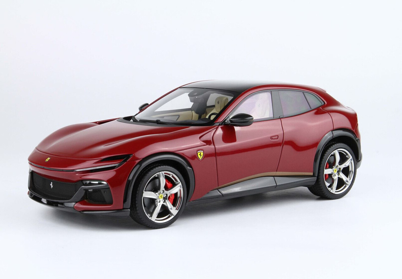 Ferrari Ferrari Purosangue SUV Panoramic Roof 2022 + Showcase - 1:18 - BBR Ferrari Ferrari Purosangue SUV Panoramic Roof 2022 + Showcase - 1:18 - BBR