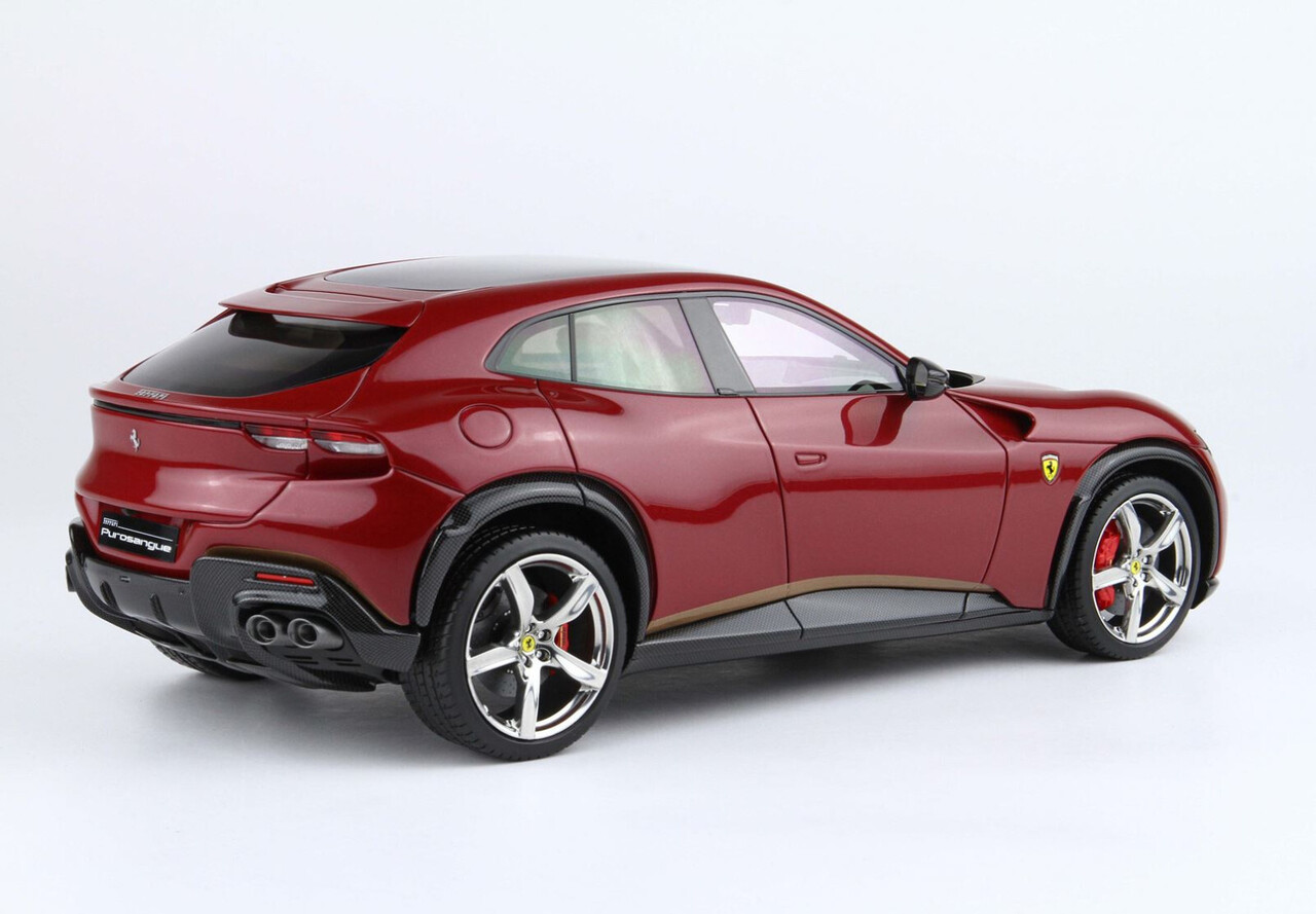 Ferrari Ferrari Purosangue SUV Panoramic Roof 2022 + Showcase - 1:18 - BBR Ferrari Ferrari Purosangue SUV Panoramic Roof 2022 + Showcase - 1:18 - BBR
