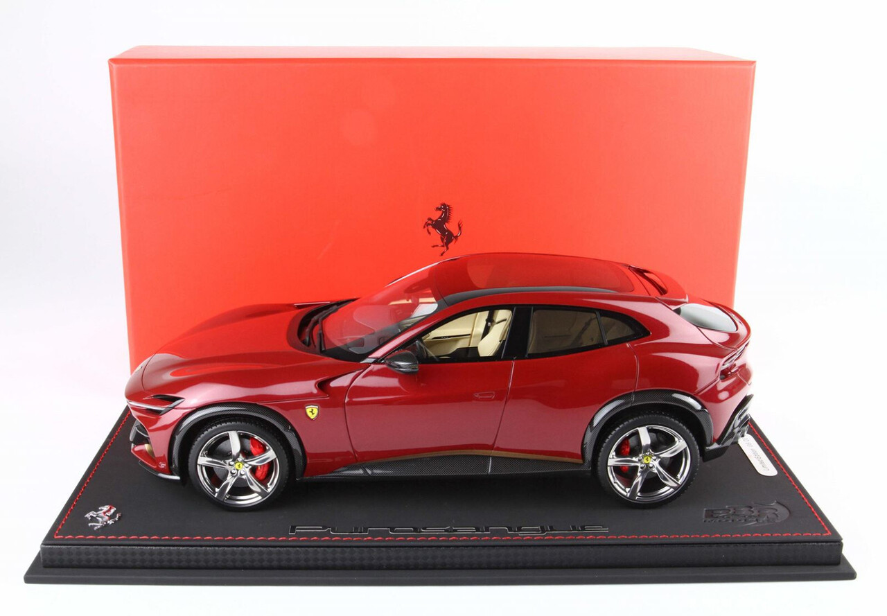 Ferrari Ferrari Purosangue SUV Panoramic Roof 2022 + Showcase - 1:18 - BBR Ferrari Ferrari Purosangue SUV Panoramic Roof 2022 + Showcase - 1:18 - BBR