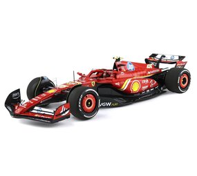 Formule 1 Ferrari  F1 SF24 #55 3rd GP Monaco 2024 C.Sainz - 1:18 - BBR