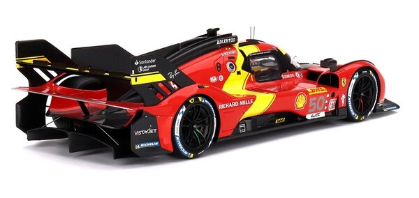 Ferrari Ferrari 499P 3.0L Turbo V6 #50 Team Ferrari AF Corse 3rd WEC 1000 Miles Sebring 2023 - 1:18 - BBR Ferrari Ferrari 499P 3.0L Turbo V6 #50 Team Ferrari AF Corse 3rd WEC 1000 Miles Sebring 2023 - 1:18 - BBR