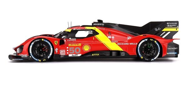 Ferrari Ferrari 499P 3.0L Turbo V6 #50 Team Ferrari AF Corse 3rd WEC 1000 Miles Sebring 2023 - 1:18 - BBR Ferrari Ferrari 499P 3.0L Turbo V6 #50 Team Ferrari AF Corse 3rd WEC 1000 Miles Sebring 2023 - 1:18 - BBR