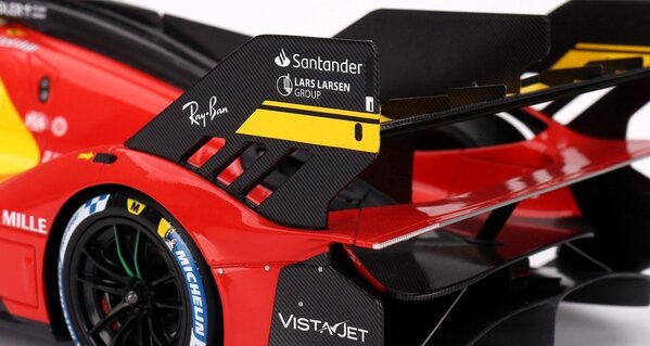 Ferrari Ferrari 499P 3.0L Turbo V6 #50 Team Ferrari AF Corse 3rd WEC 1000 Miles Sebring 2023 - 1:18 - BBR Ferrari Ferrari 499P 3.0L Turbo V6 #50 Team Ferrari AF Corse 3rd WEC 1000 Miles Sebring 2023 - 1:18 - BBR