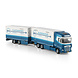 Daf DAF XG+ Rigid Reefer Truck 6x2 + Drawbar Rigid Reefer Trailer 2 Axle 'RVE Plantenexport' - 1:50 - WSI Models Daf DAF XG+ Rigid Reefer Truck 6x2 + Drawbar Rigid Reefer Trailer 2 Axle 'RVE Plantenexport' - 1:50 - WSI Models