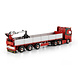 Daf DAF XF SH (without Sky Lights) 6x2 Twin Steer Tractor + Brick Semitrailer 3 Axle + Crane 'JP De Bruijn' - 1:50 - WSI Models Daf DAF XF SH (without Sky Lights) 6x2 Twin Steer Tractor + Brick Semitrailer 3 Axle + Crane 'JP De Bruijn' - 1:50 - WSI Models