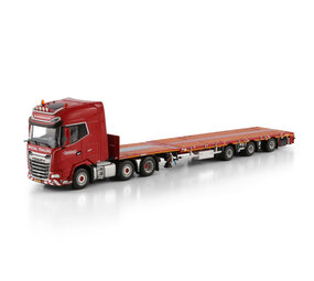 Daf DAF XG+ 2025 Tractor 6x2 Tag Axle + Mega Extendable Flatbed Trailer 3 Axle 'Nooteboom'  - 1:50 - WSI Models Daf DAF XG+ 2025 Tractor 6x2 Tag Axle + Mega Extendable Flatbed Trailer 3 Axle 'Nooteboom'  - 1:50 - WSI Models