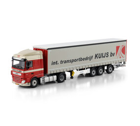 Daf DAF XF Space Cab Tractor 4x2 2017 +  Tridec Curtainside Semitrailer 3 Axle 'Kuijs bv'  - 1:50 - WSI Models Daf DAF XF Space Cab Tractor 4x2 2017 +  Tridec Curtainside Semitrailer 3 Axle 'Kuijs bv'  - 1:50 - WSI Models