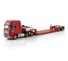 Daf DAF XG+ 2025 Tractor 6x4+ Euro PX Low Loader 2 Axle 'Nooteboom Red Line' - 1:50 - WSI Models Daf DAF XG+ 2025 Tractor 6x4+ Euro PX Low Loader 2 Axle 'Nooteboom Red Line' - 1:50 - WSI Models