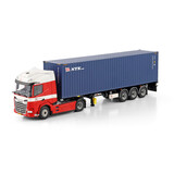 Daf DAF XF SH Tractor 4x2 2025 + Sky Lights + Flex Container Trailer 3 Axle + 40FT Container 'Design Logistics - 1:50 - WSI Models Daf DAF XF SH Tractor 4x2 2025 + Sky Lights + Flex Container Trailer 3 Axle + 40FT Container 'Design Logistics - 1:50 - WSI Models